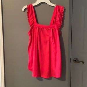 Pink tank top/blouse